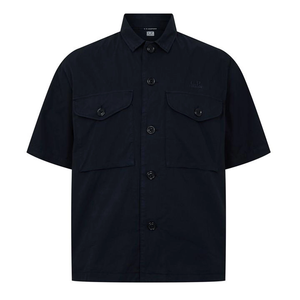 CP Company Shirts - Short Sleeve - Blue